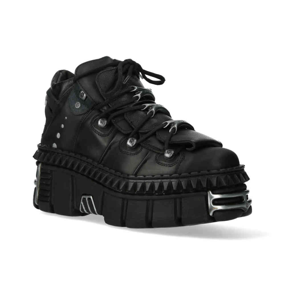New Rock - M-WALL106-S24 Plateausneaker - Schwarz
